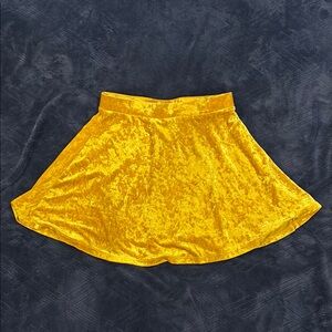 Velvet Yellow Gold Skirt